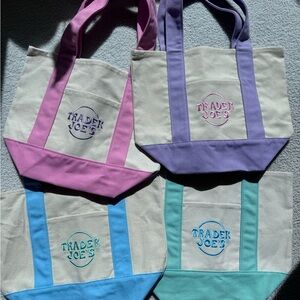 All 4 Trader Joe’s Pastel Totes